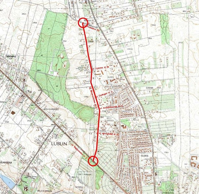Plan orientacyjny ul. Skowronkowa