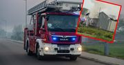 Pożar hali magazynowej w Starogardzie Gdańskim. Trwa akcja gaśnicza