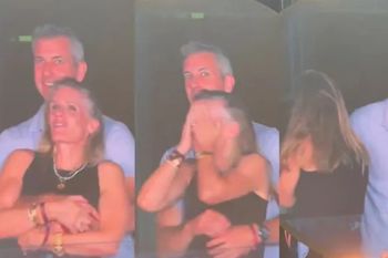Nagrała Andy'ego Byrona z kochanką na koncercie Coldplay. Zabrała głos