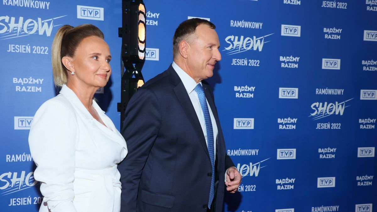 Joanna Kurska wraz z mężem Jackiem Kurskim