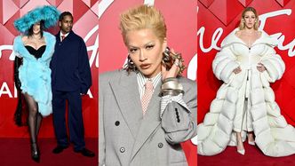 Plejada gwiazd na The Fashion Awards 2024: Rihanna w niebieskim, odmieniona Rita Ora i Ellie Goulding w "kołdrze"