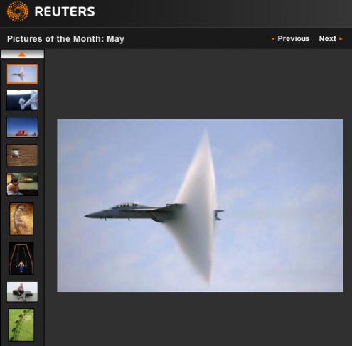 "Pictures of the Month: May 2009" - agencja Reuters