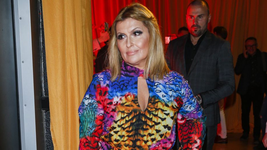 Katarzyna Skrzynecka zachwyciła się pokazem fajerwerków