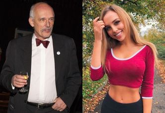 Janusz Korwin-Mikke podrywa Weronikę Bielik na Instagramie...