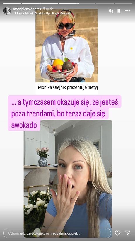 Magdalena Ogórek śmieszkuje z Moniki Olejnik
