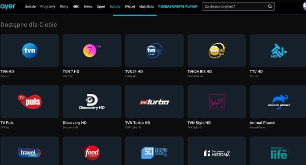 Player z pierwszym kanałem spoza TVN Warner Bros. Discovery