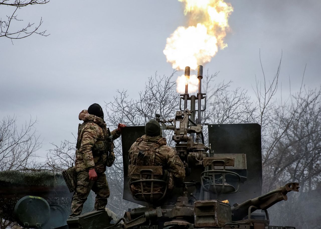 Ukrainian air defence on the Bakhmut section of the front