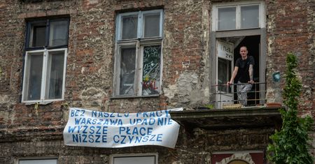 Lokatorzy warszawskich kamienic walczą o pieniądze. W czwartek protest