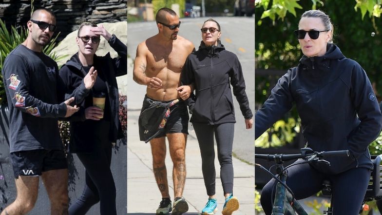 Robin Wright spędza miłe chwile z mężem