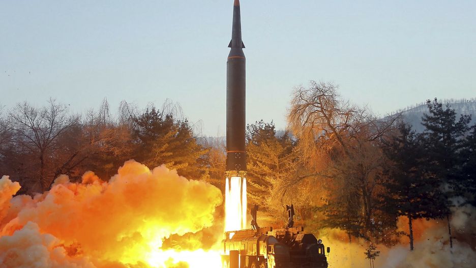 TemporaryFILE - This photo provided by the North Korean government, shows what it says a test launch of a hypersonic missile in North Korea on Jan. 5, 2022. Independent journalists were not given access to cover the event depicted in this image distributed by the North Korean government. The content of this image is as provided and cannot be independently verified. Korean language watermark on image as provided by source reads: "KCNA" which is the abbreviation for Korean Central News Agency. (Korean Central News Agency/Korea News Service via AP, File)KCNA via KNS