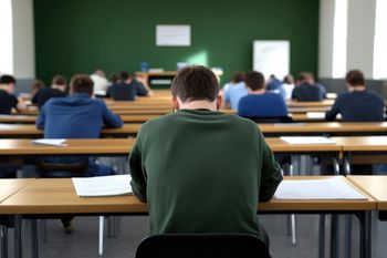 Egzamin ósmoklasisty 2025 w Szkole Podstawowej nr 4 w Chełmnie.