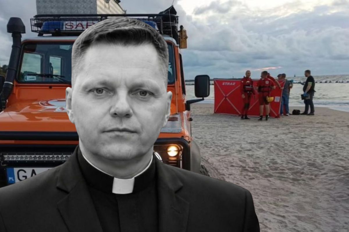 53-letni ksiądz utonął w Darłówku. Prokuratura potwierdza