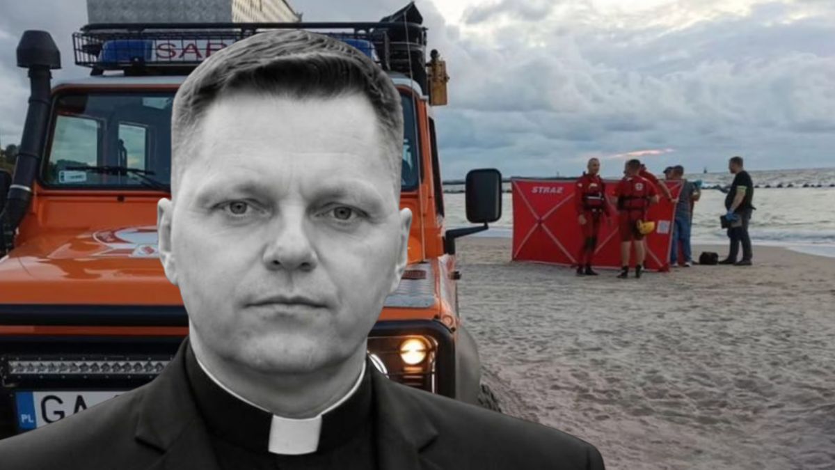 Ksiądz Rafał Cieszyński zginął w Darłówku, 17 sierpnia