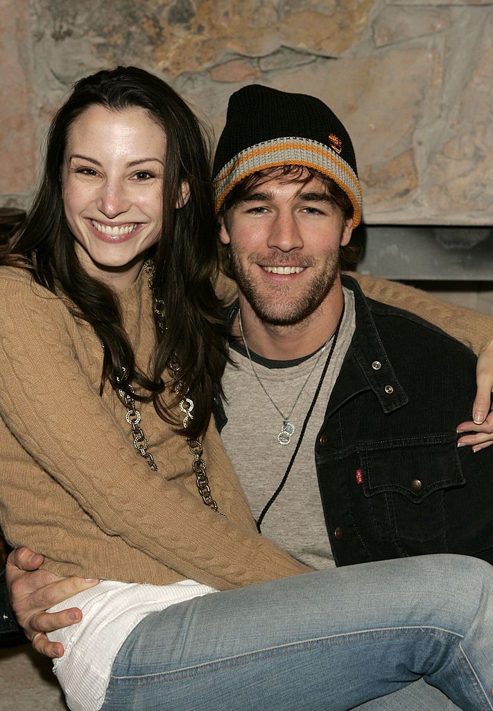 James Van Der Beek i Heather McComb