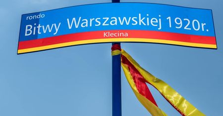 Wrocław. Rondo na Klecinie ku pamięci bohaterom Bitwy Warszawskiej
