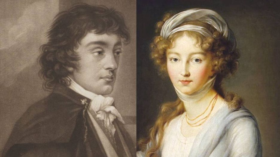 Adam Jerzy Czartoryski i Elżbieta Romanowa