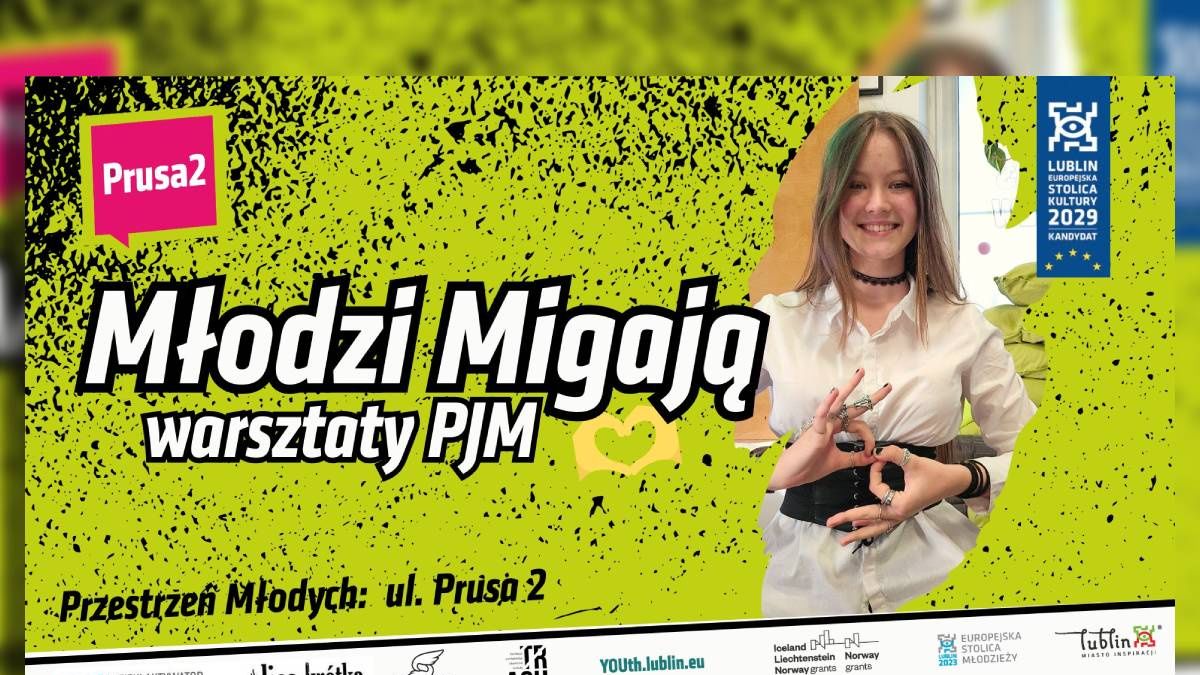 grafika Młodzi Migają warsztaty PJM