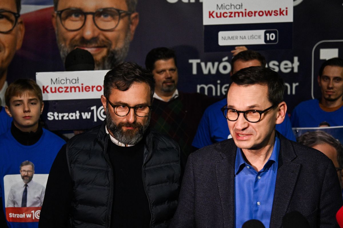 Michał Kuczmierowski i Mateusz Morawiecki