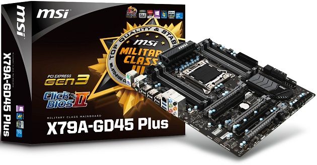 MSI X79A-GD45 Plus płyta główna zdjęcie opakowanie