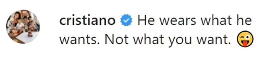 Cristiano Ronaldo odpowiedział internautom