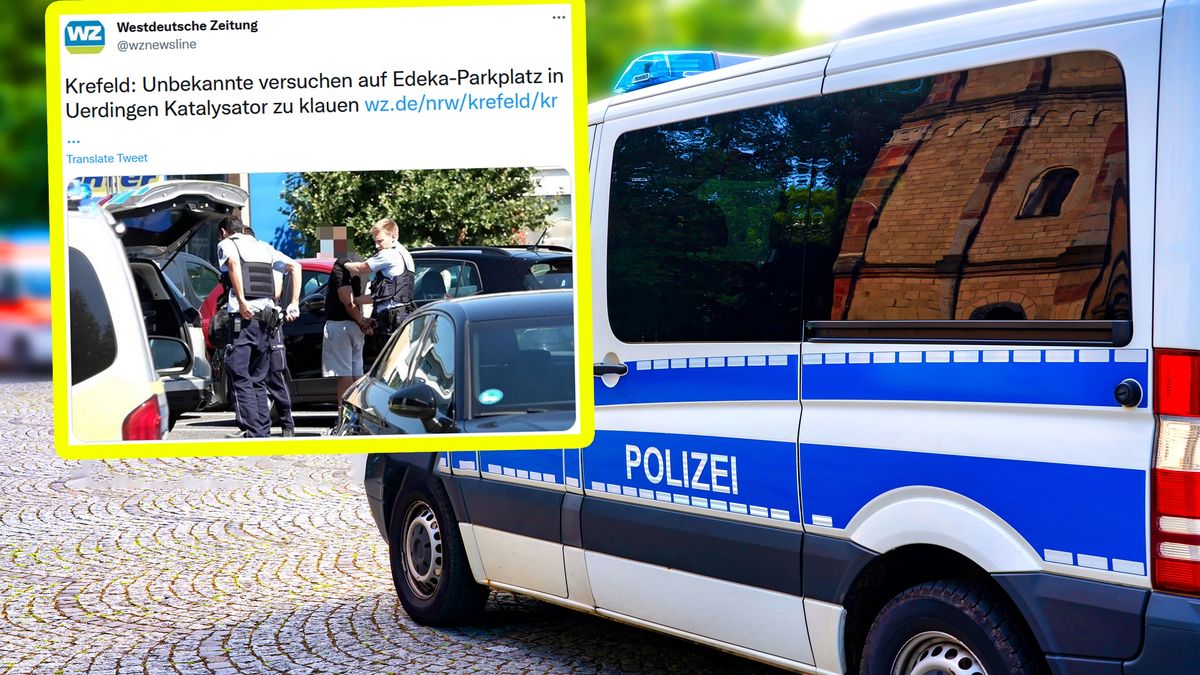 35-letni Polak usiłował ukraść katalizator