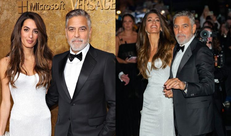 Młodsza o 17 lat Amal bryluje u boku posągowego George'a Clooneya na gali charytatywnej w Nowym Jorku. Zjawiskowi? (ZDJĘCIA)