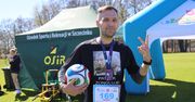 Szczecinek: Patryk Górski pokonał trasę biegu Osińskiego, podbijając piłkę