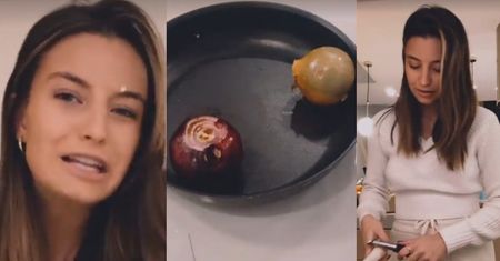 Kuchmistrzyni Julia Wieniawa gotuje Nikodemowi rosół: "A co, ŻONKA ZROBI"