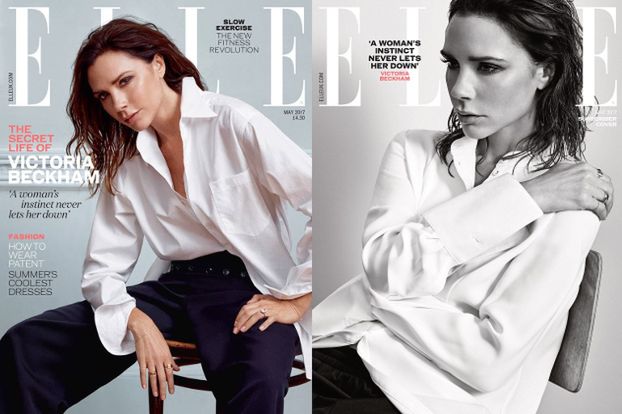 Victoria Beckham na okładce "Elle"