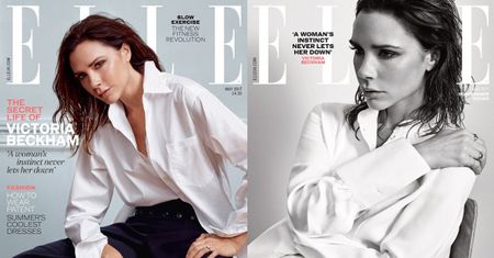 Victoria Beckham na okładce "Elle"
