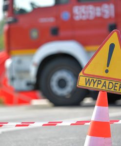 Amerykańska cysterna z paliwem lotniczym wjechała do rowu