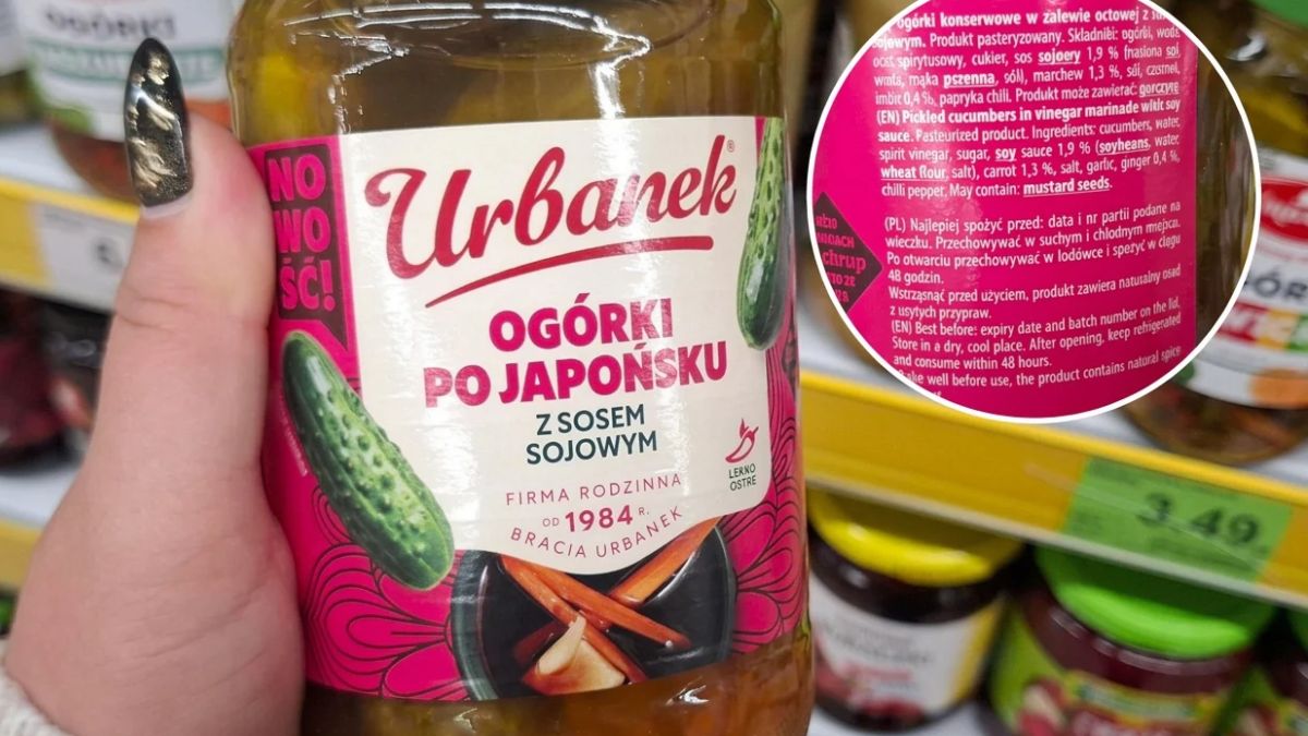 Na półce w Dino znalazłam ogórki po japońsku