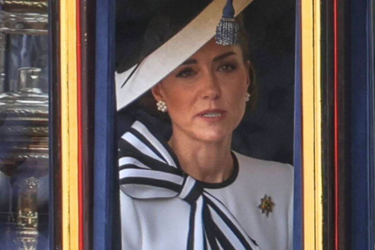 Princess Kate during Trooping The Colour.