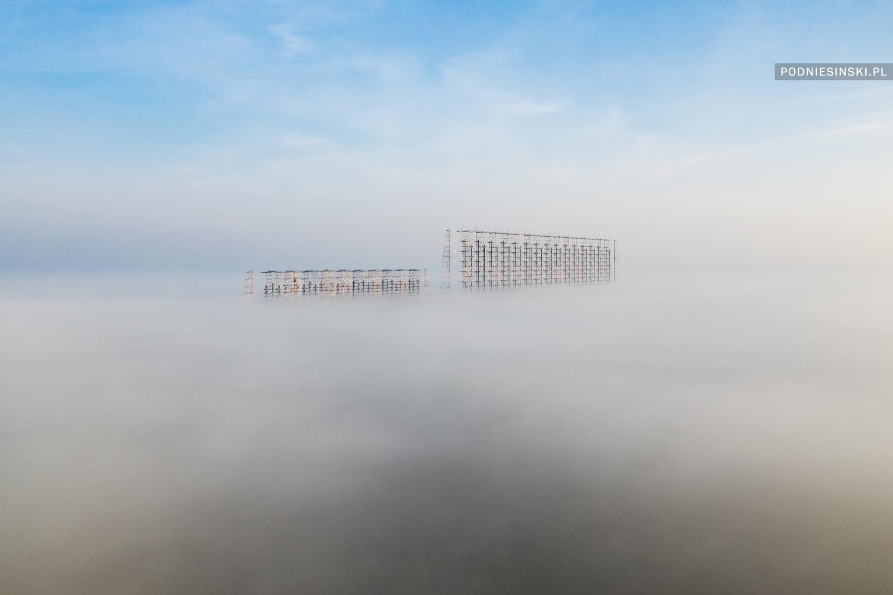 Arek Podniesiński sfotografował radziecką tarczę antyrakietową Duga 6