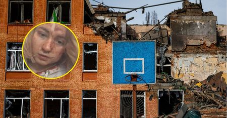 Przeżyła nalot na szkołę i wrzuciła nagranie do sieci. Rosjanie twierdzą, że jest oszustką