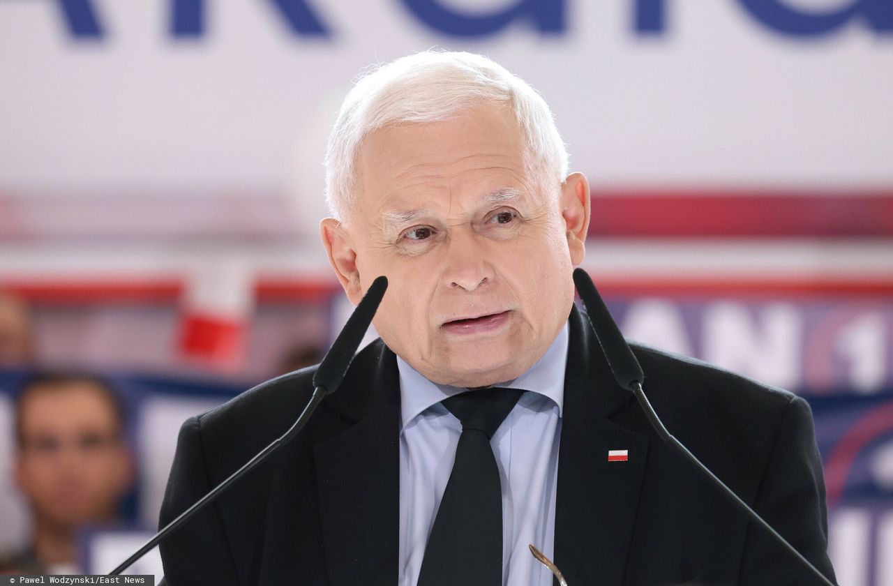 "Kurtyna została zerwana". Kaczyński zabrał głos ws. sytuacji na granicy