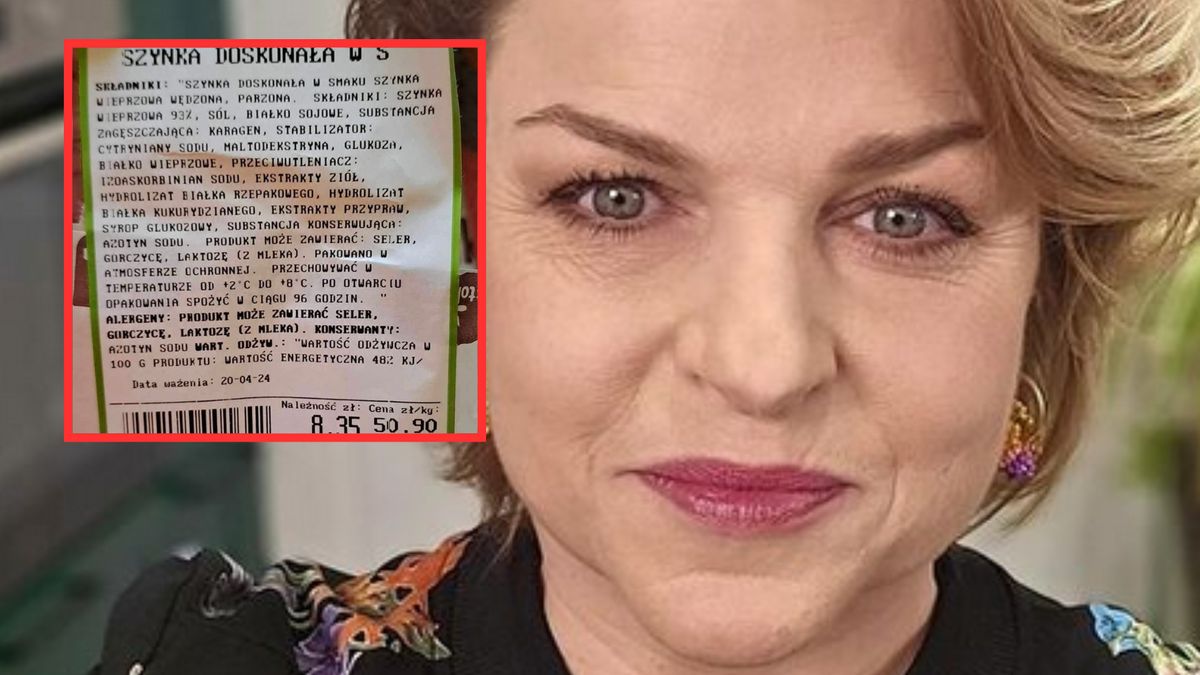 Dziennikarka podkreśla, że każdy może sprawdzić skład wędliny przed jej zakupem