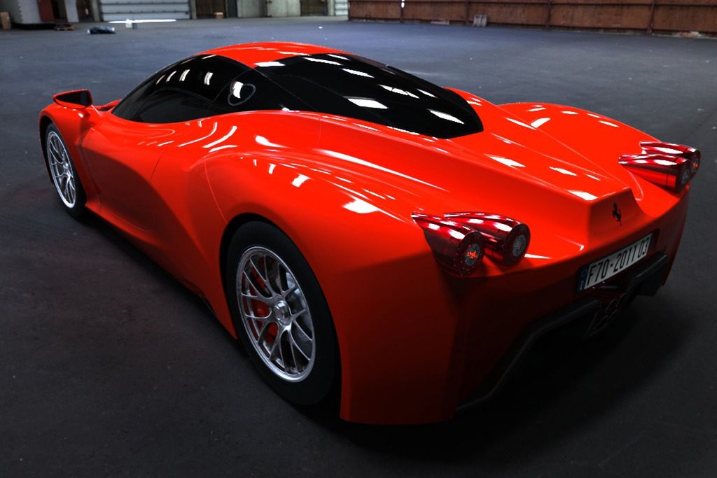Wizja następcy Ferrari Enzo (fot. Constantin-Gabriel Radu)