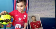 9-letni Kuba napisał do Lewandowskiego. Wzruszające słowa młodego kibica