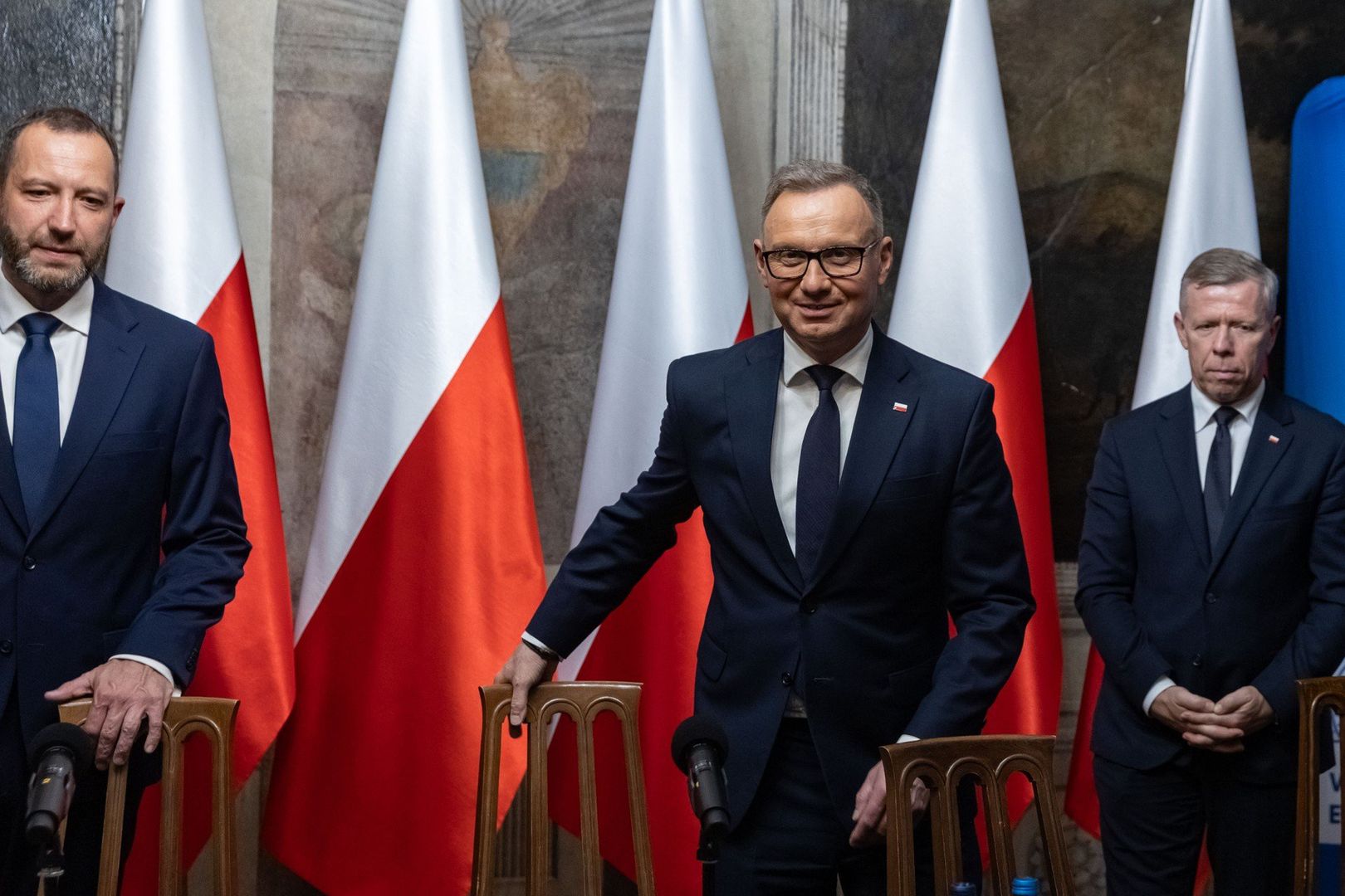 Prezydent RP Andrzej Duda wziął udział w spotkaniu zorganizowanym w siedzibie Izby Przemysłowo-Handlowej w Krakowie.