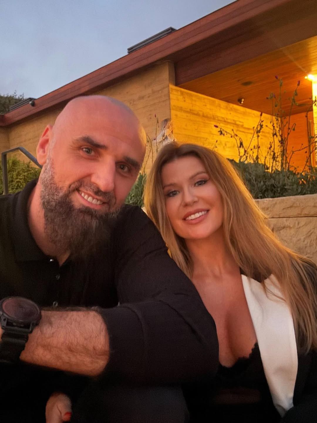 Marcin Gortat z żoną Żanetą