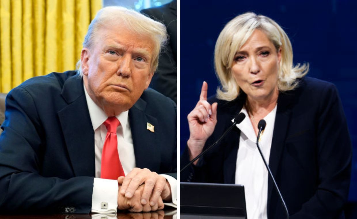 Zaskakująca opinia Le Pen. Skrytykowała decyzję Trumpa