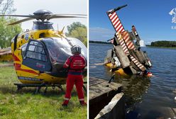 Dramatyczne chwile na budowie. Mężczyzna uciekł w ostatniej chwili