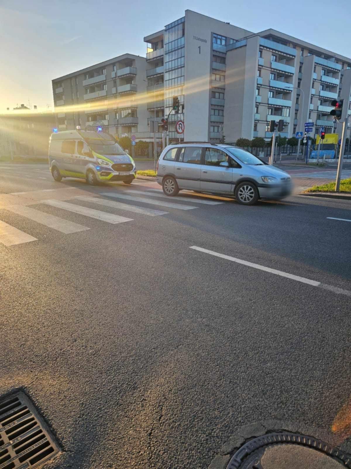 Potrącenie pieszej