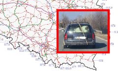 Kierowcy przecierali oczy. Jak go zmieścił w bagażniku?!