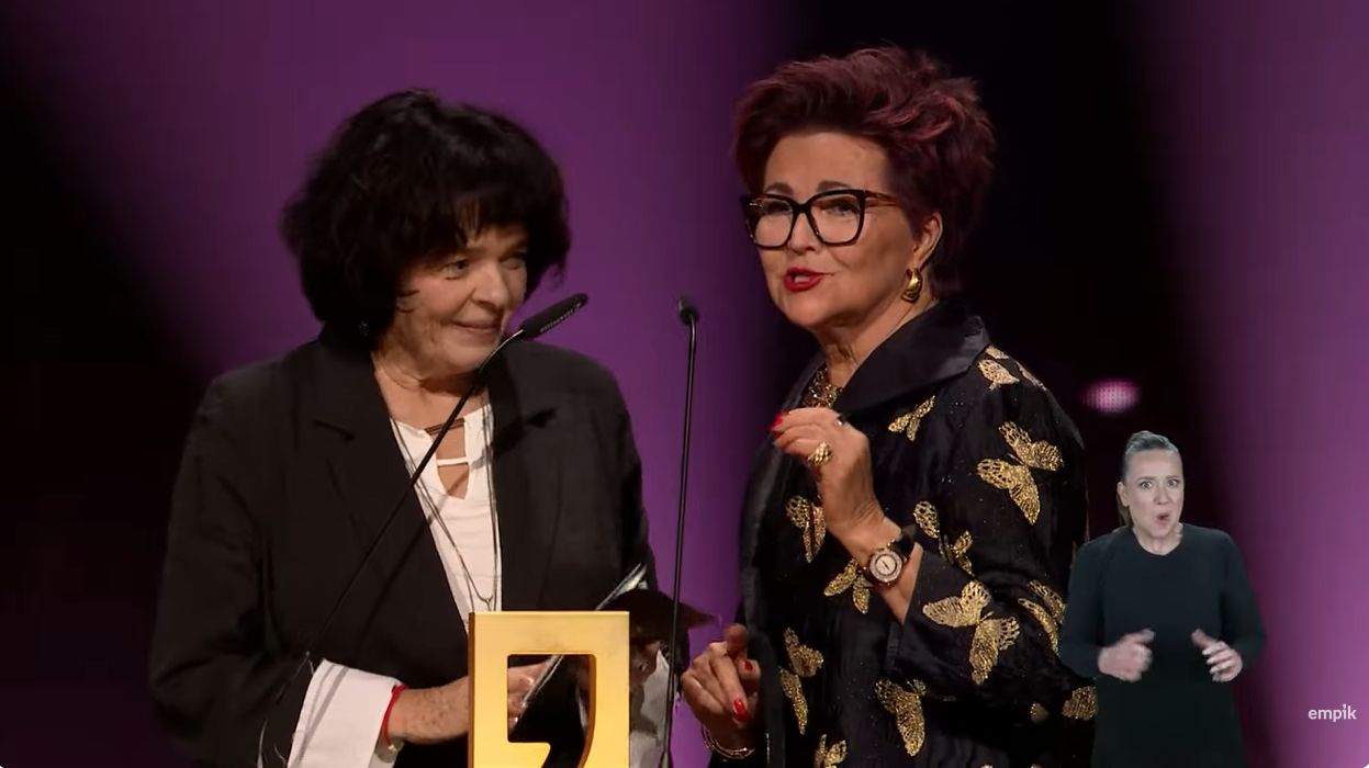 Katarzyna Grochola i Jolanta Kwaśniewska zaliczyły wpadkę