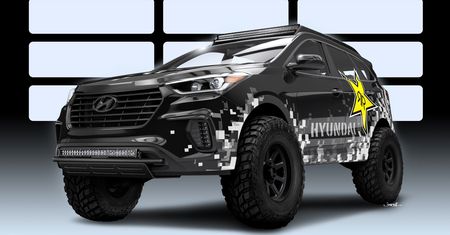 Terenowy Hyundai Santa Fe gotowy na targi SEMA