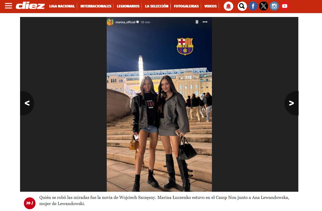 Marina Łuczenko i Anna Lewandowska