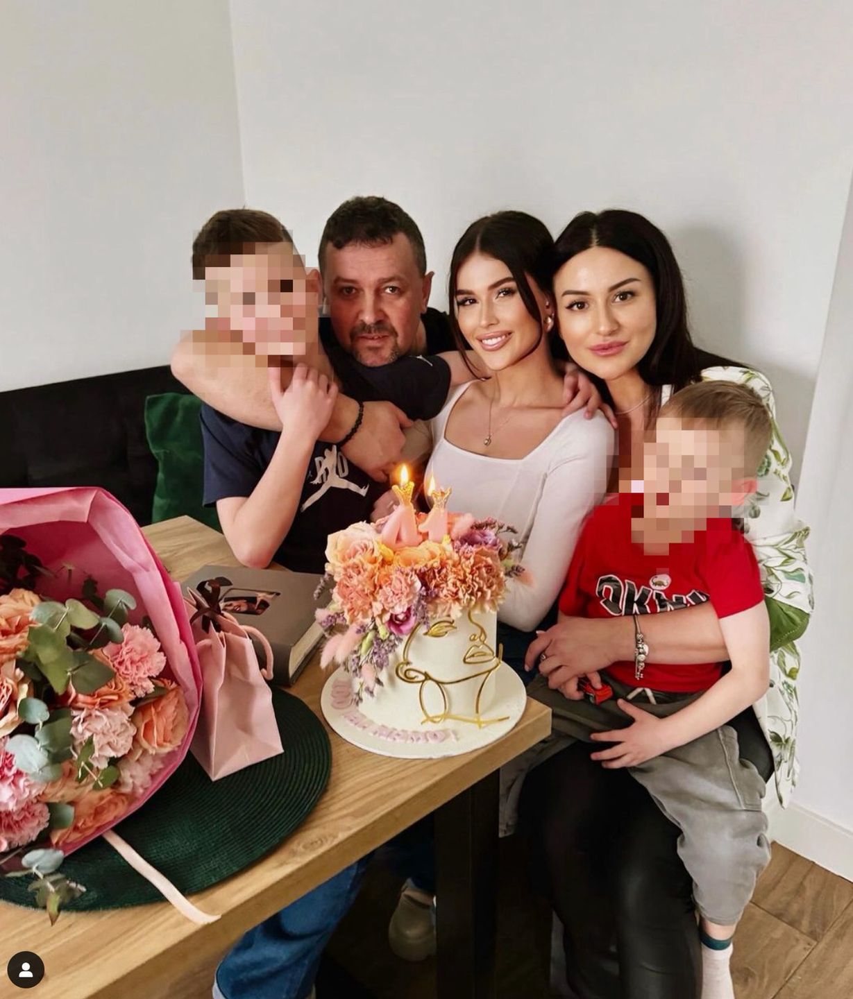 Edyta Węgiel, Roksana Węgiel i Rafał Węgiel 