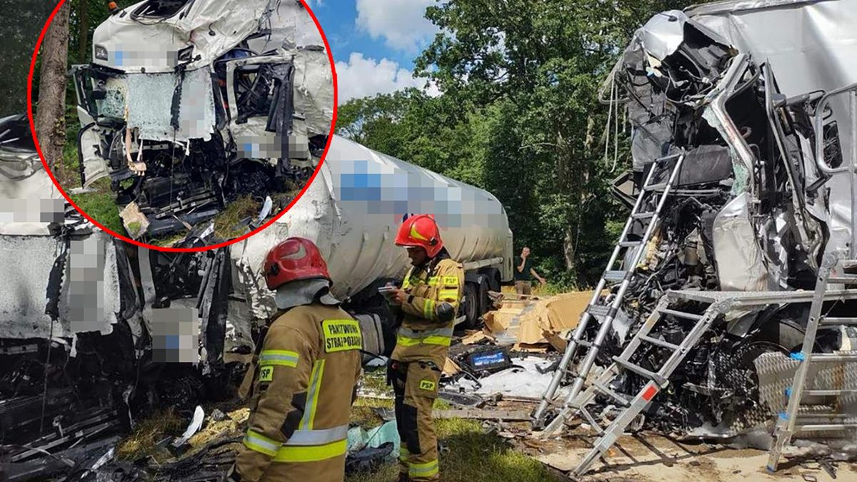 Ogromna tragedia pod Bydgoszczą. Nie żyje kierowca ciężarówki